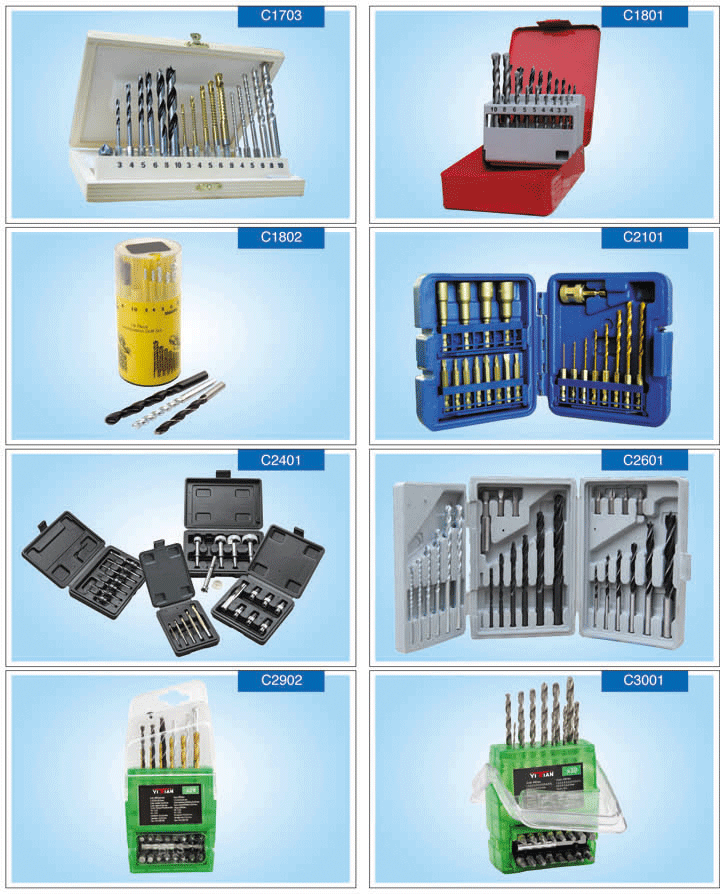 组合钻头集合 